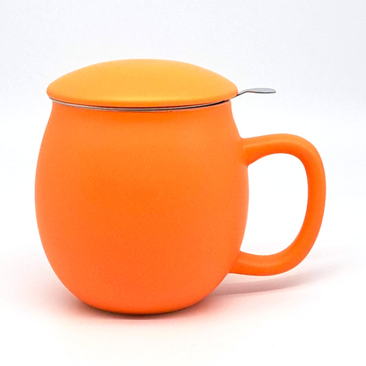 Arizona Orange (Matt Glaze) S2 Porcelain Mug & Infuser