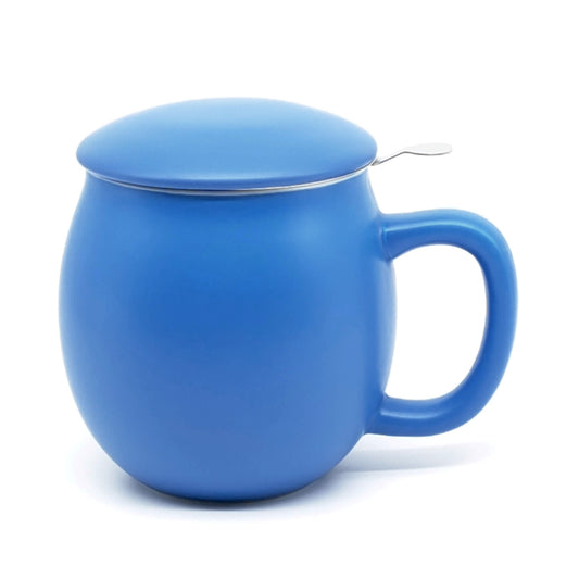 China Blue (Matt Glaze) S2 Porcelain Mug & Infuser