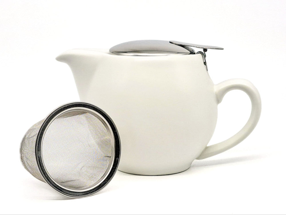 T4one White 375ml Porcelain Teapot & Infuser