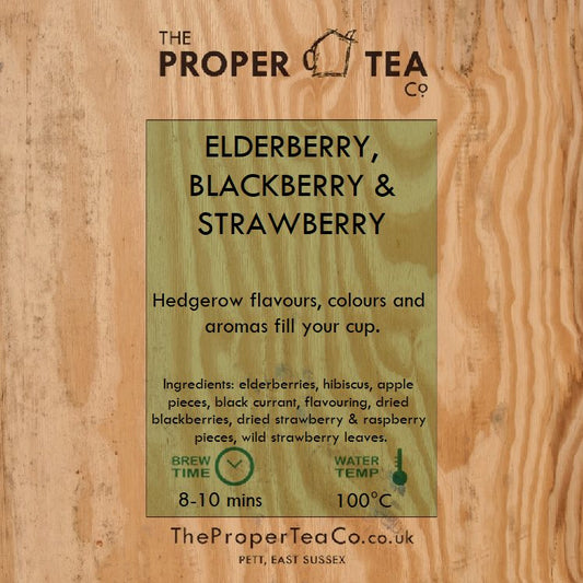 Elderberry, Blackberry & Strawberry Flavoured Fruit Tea