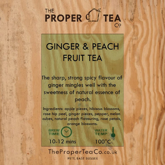 Ginger & Peach Flavoured Fruit Tea