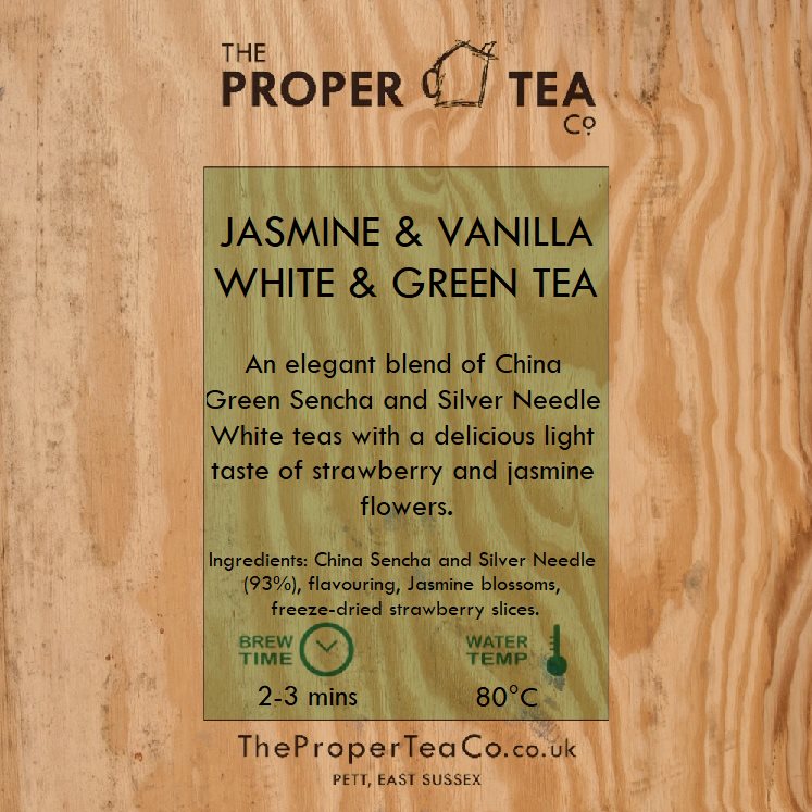 Jasmine & Vanilla White & Green Tea