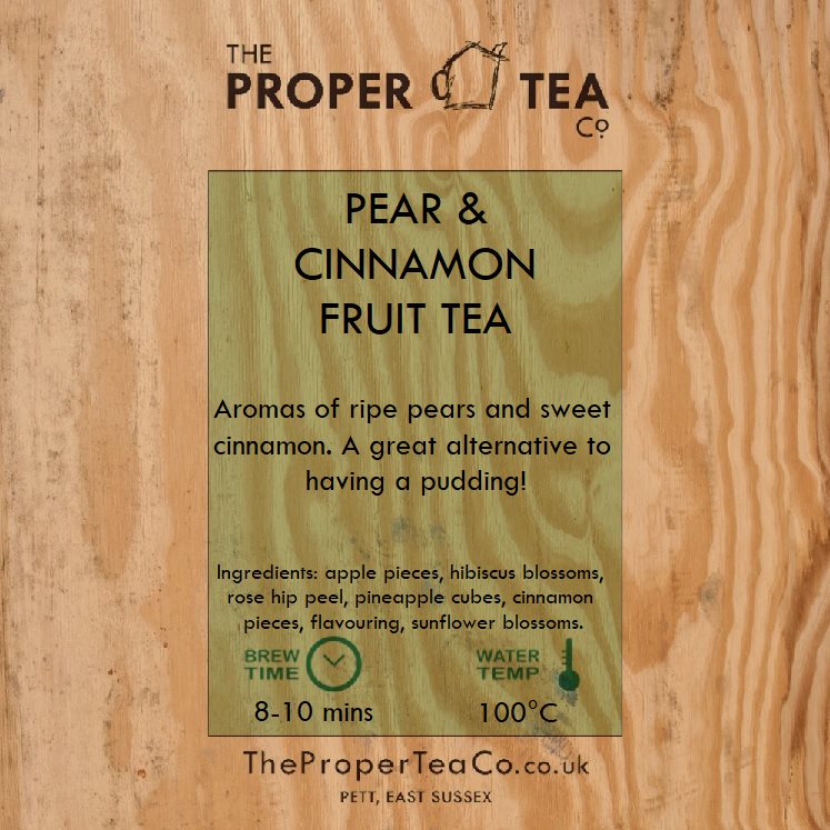 Pear & Cinnamon Flavoured Fruit Tea