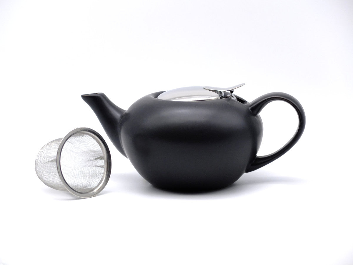 Peggy Teapot & Infuser Matt Black 800ml