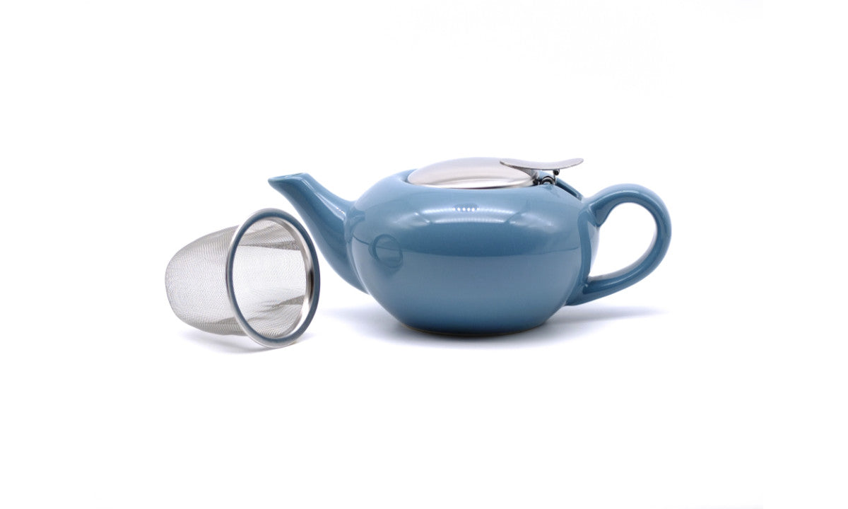 Peggy For One Teapot & Infuser - Airforce Blue