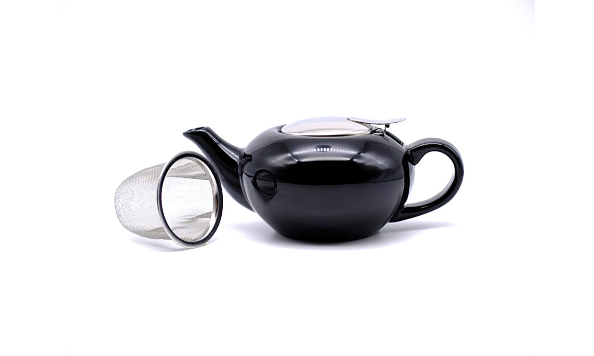 Peggy For One Teapot & Infuser - Black