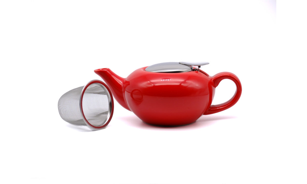 Peggy For One Teapot & Infuser - Red
