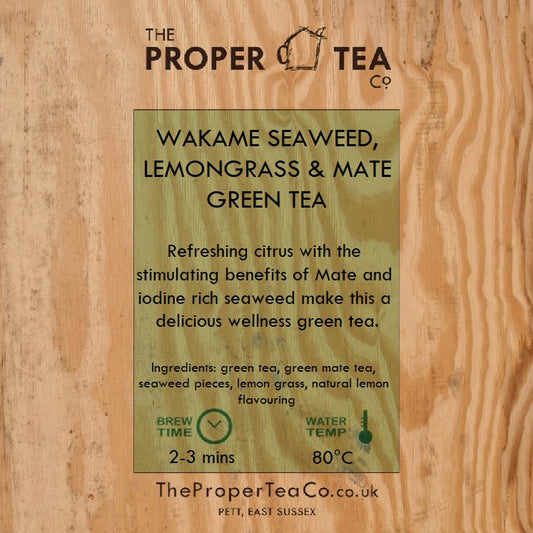 Wakame Seaweed, Lemongrass & Maté Green Tea