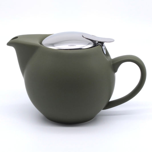 Sage (Satin Glaze) 500ml Porcelain Teapot & Infuser