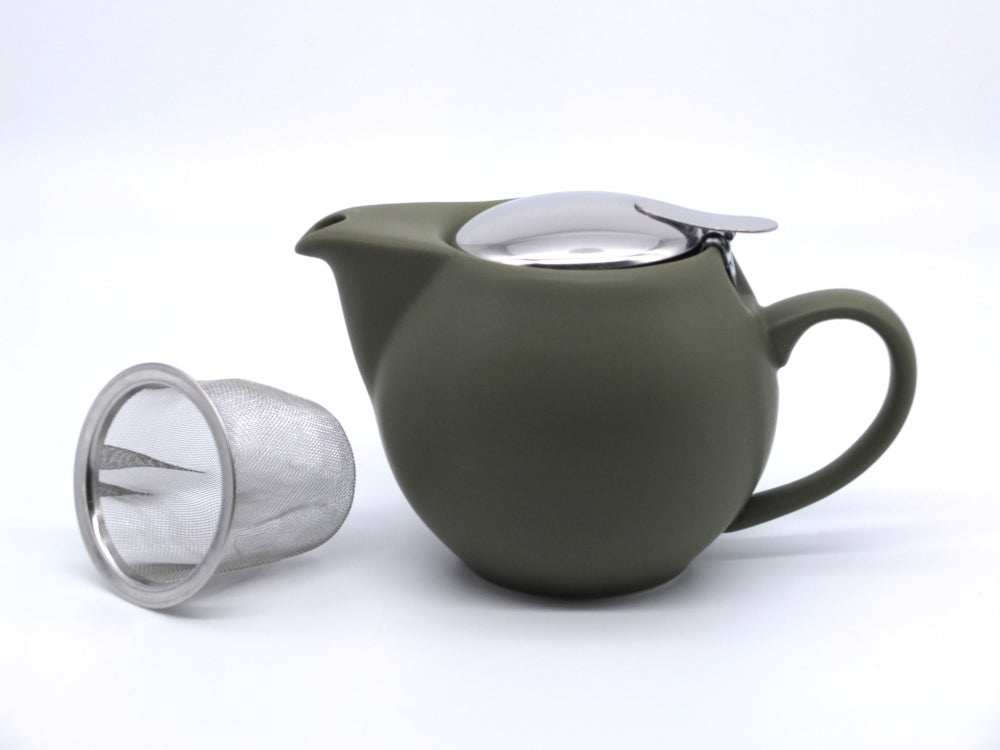 Sage (Satin Glaze) 500ml Porcelain Teapot & Infuser