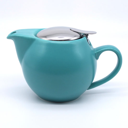Teal (Satin Glaze) 500ml Porcelain Teapot & Infuser