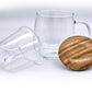 Glass Mug & Infuser with Bamboo Lid