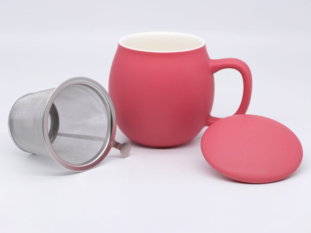 Berry (Matt Glaze) S2 Porcelain Mug & Infuser