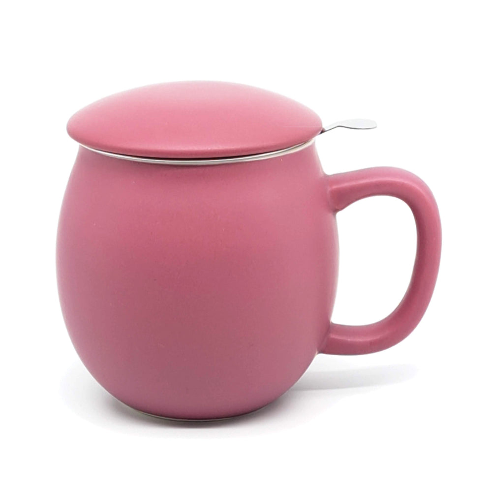 Heather Rose (Matt Glaze) S2 Porcelain Mug & Infuser