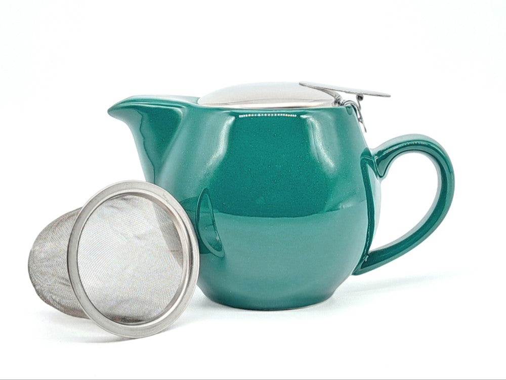 T4one Mallard Green 375ml Porcelain Teapot & Infuser