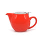 T4one Red 375ml Porcelain Teapot & Infuser