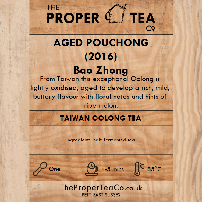 Aged Pouchong Oolong (2016) - Bao Zhong