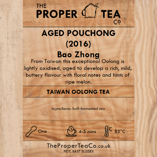 Aged Pouchong Oolong (2016) - Bao Zhong