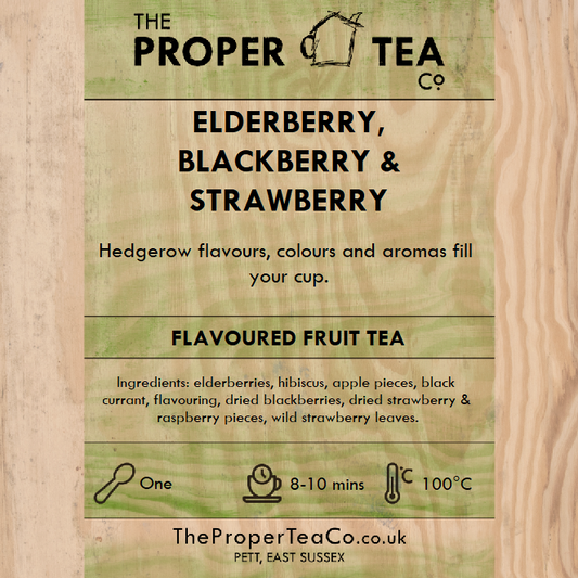 Elderberry, Blackberry & Strawberry Flavoured Fruit Tea