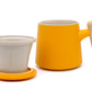 Tangerine Oslo Mug & Infuser