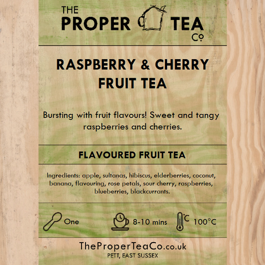 Raspberry & Cherry Flavoured Fruit Tea