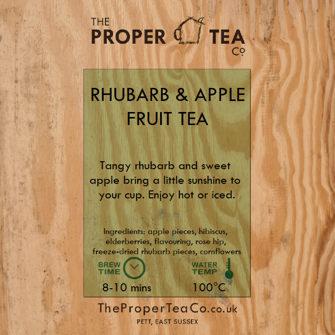 Rhubarb & Apple Flavoured Fruit Tea