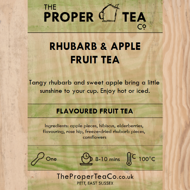 Rhubarb & Apple Flavoured Fruit Tea